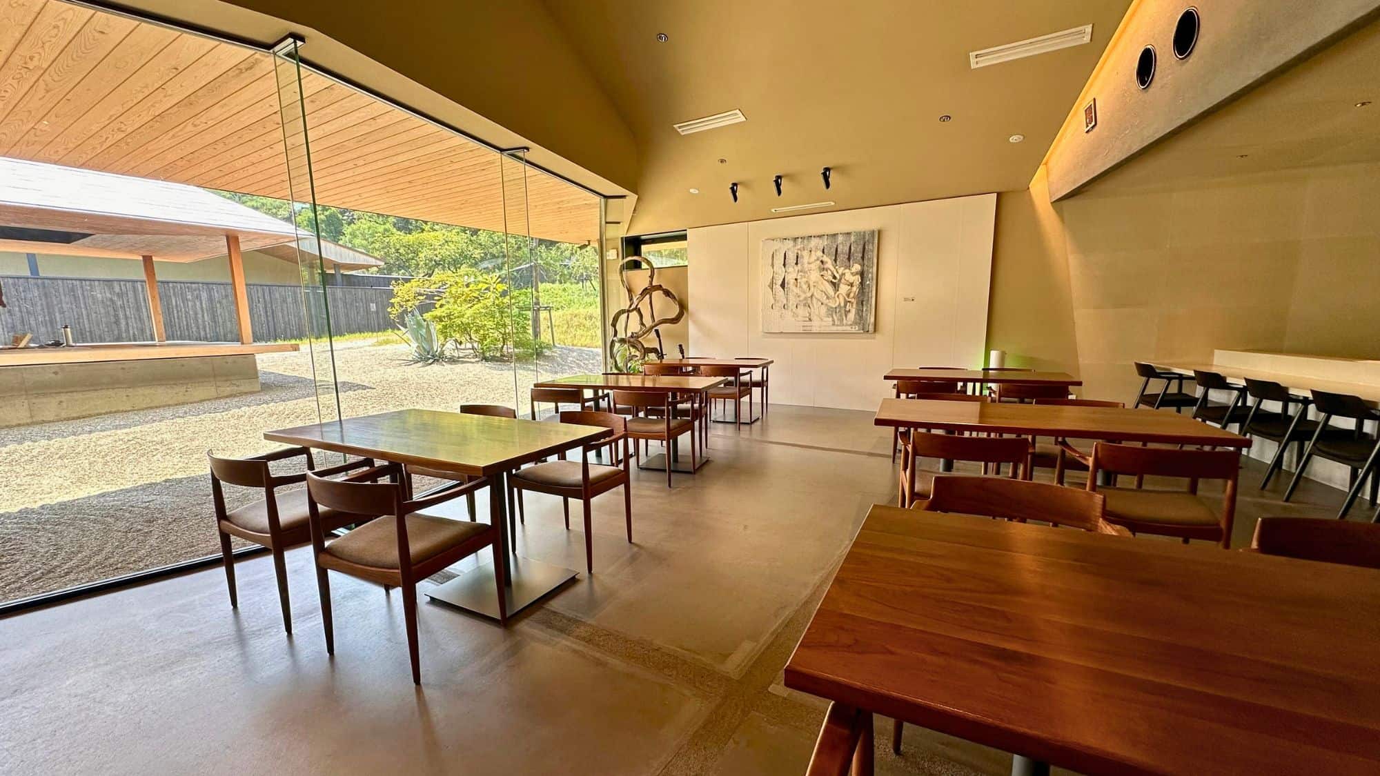 Naoshima island, Kagawa, Japan. 5 Aug 2024. The dining room at the Nishiyama Ryokan Roka, a luxury accommodation.